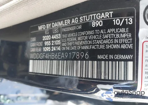 2014 Mercedes-Benz C 250 Luxury/Sport из США, поврежденный, VIN WDDGF4HB6EA917896